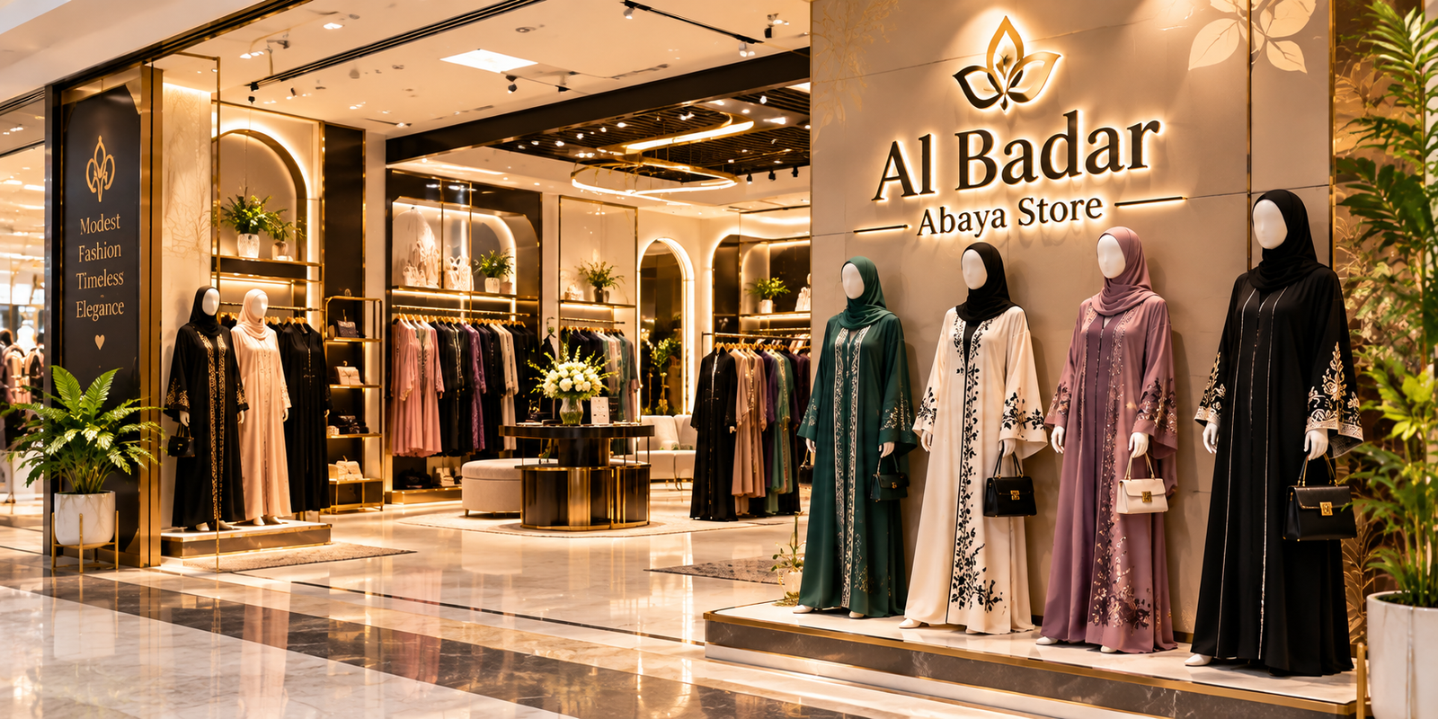 Shopping at Al Badar Abaya