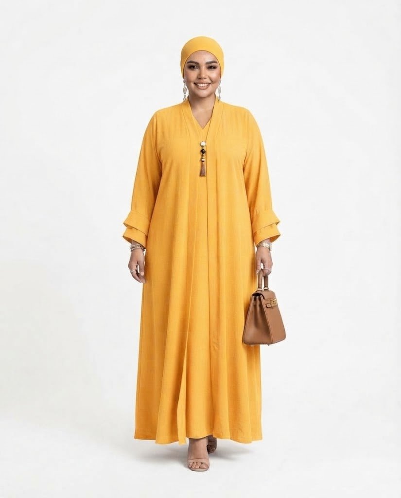 Double Shirt Korean Abaya