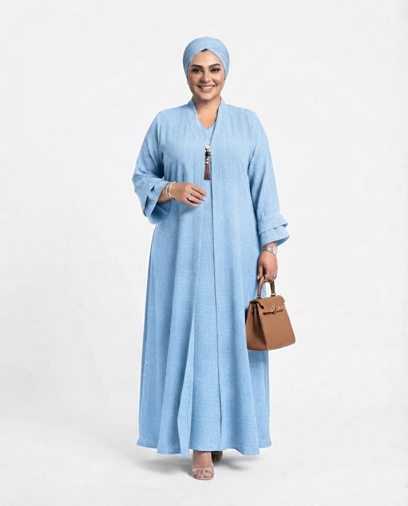 Double Shirt Korean Abaya