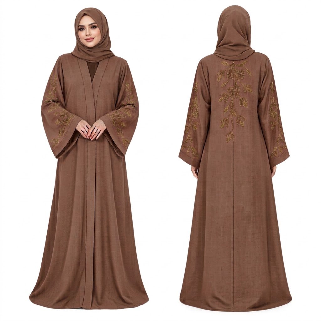 Zoom Fabric Abaya